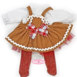 Vêtements pour poupées Nines d'Onil 30 cm - Mia - Robe en biscuit de pain d'épices