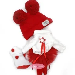 Vêtements pour poupées Nines d'Onil 30 cm - Mia - Ensemble de Noël
