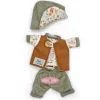 Vêtements pour poupées Nines d'Onil 23 cm - Little Mia - Set avec impression naturelle et casquette